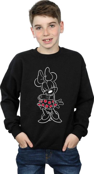 Produktbild Disney Minnie Mouse Outline Polka Dot Sweatshirt Jungen (140, 146)