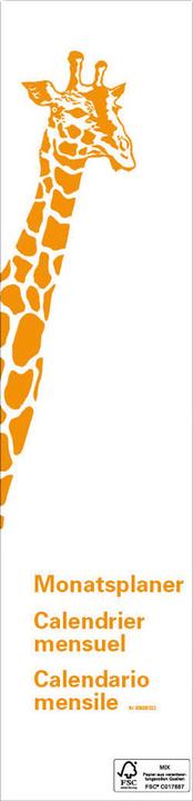 Produktbild Giraffen-Kalender (12 x 55 cm, Kein Einband)
