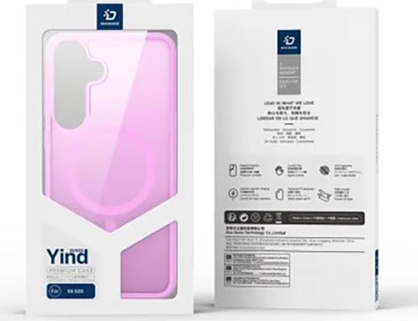 Produktbild Samsung Galaxy S25 Plus - Ducis Yind Series mit Magsafe in pink (Samsung Galaxy S25+)