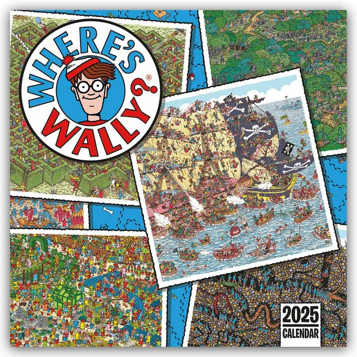 Produktbild Where's Wally? - Wo ist Wally 2025 - Wand-Kalender (305 x 305 mm, Englisch)