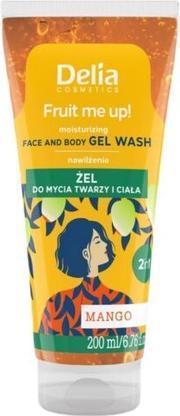 Actual product image Delia Cosmetics Delia Fruit Me Up! Mango Face And Body Wash Gel 200ml (200 ml)
