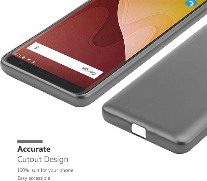 Productafbeelding Cadorabo TPU Matte Metallic hoes (Wiko View Go)