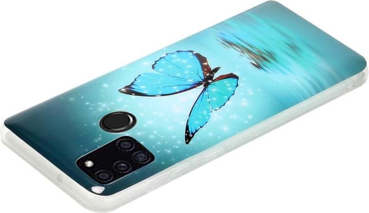 Image du produit Cover-Discount Galaxy A21s - Housse silicone fluo papillons (Samsung Galaxy A21s)