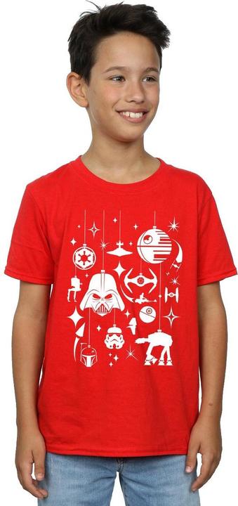 Actual product image Star Wars Boys Christmas Decorations T-Shirt (152, 158)