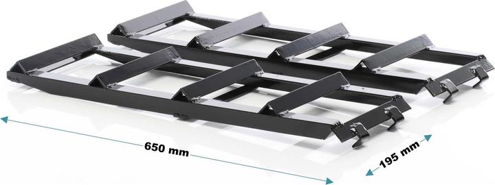 Actual product image Wiltec Set 2x loading ramp 2t/pair loading ramp + extension