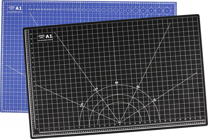 Actual product image Paintersisters Cutting mat A1 blue black (90 x 60 cm)