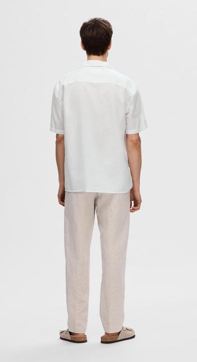 Actual product image Slhrelaxnew-Linen Shirt Ss Resort (XXL)