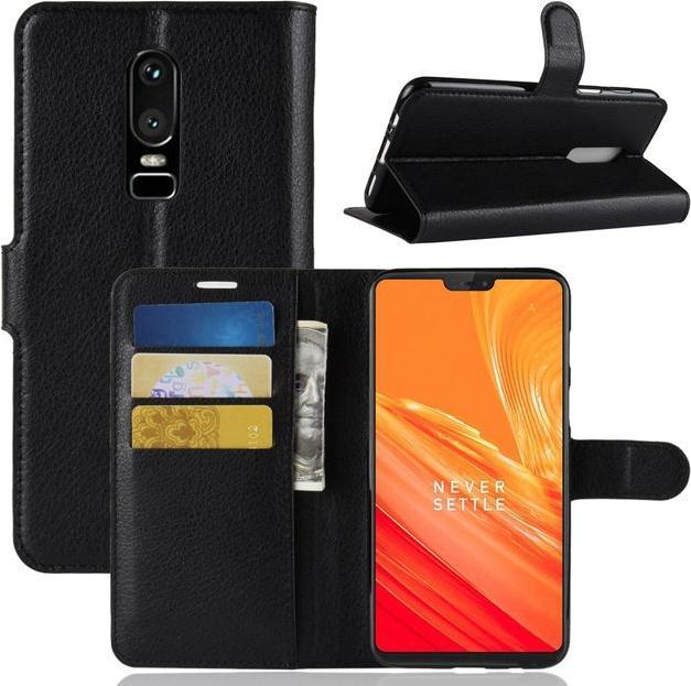 Produktbild MU Classic Litchi Leder Bookcover Series (OnePlus 6)