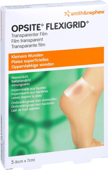 Produktbild Smith & nephew OPSITE FLEXIGRID Wundverband 6x7cm 5 Stk (5 x)