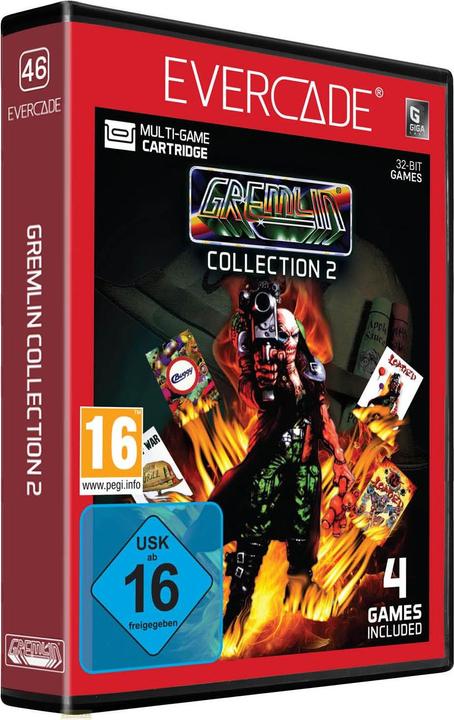 Actual product image Blaze Evercade Gremlin Collection 2 Cartridge (Evercade)