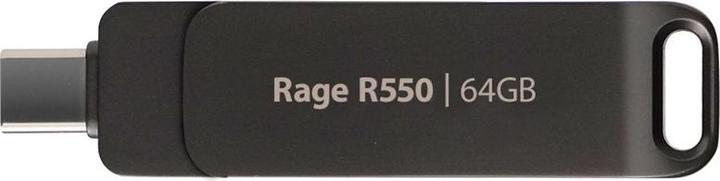 Image du produit Patriot Rage R550 64GB (noir, USB-A et USB-C 3.2 Gen 1) (64 Go, USB-A, USB-C)