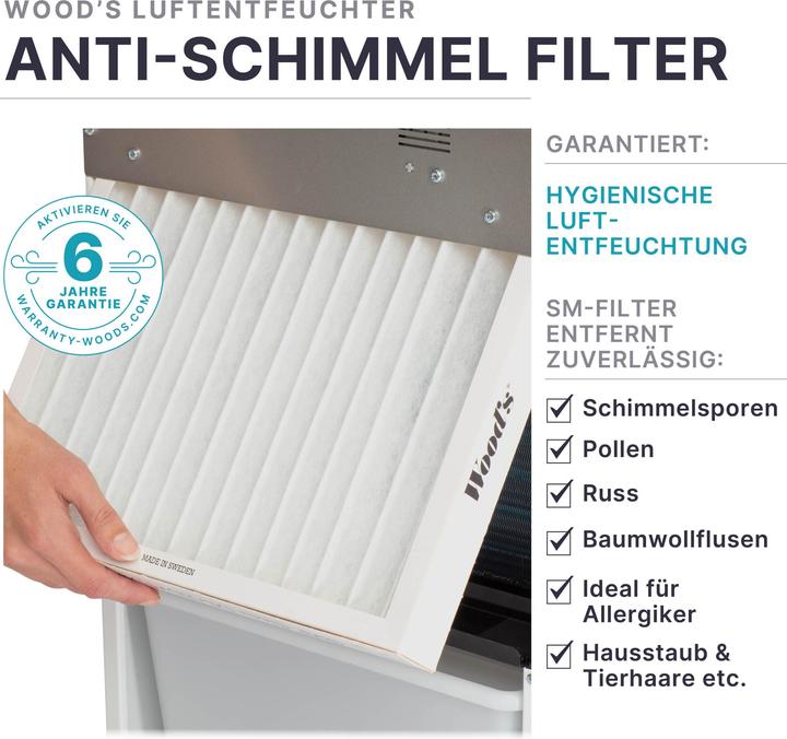 Produktbild Wood's SW20-FW (90 m², 12 l/24h)