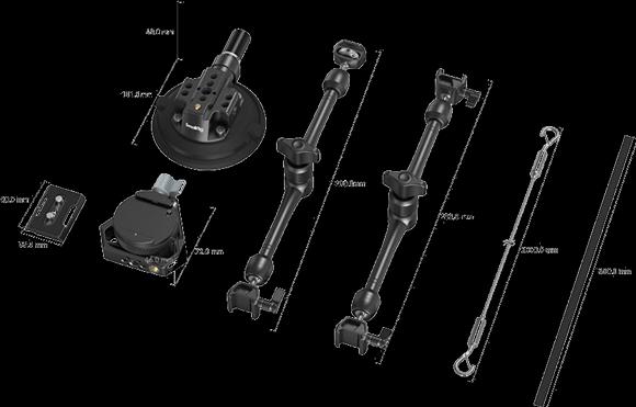 Produktbild SmallRig Suction Cup Camera Support Kit SC-15K for Vehicle Shooting 3565B