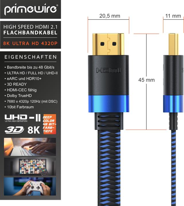 Actual product image Primewire HDMI – HDMI (2 m, HDMI)
