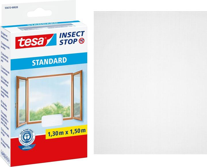 Actual product image tesa Fly screen window, white (130 x 150 cm)