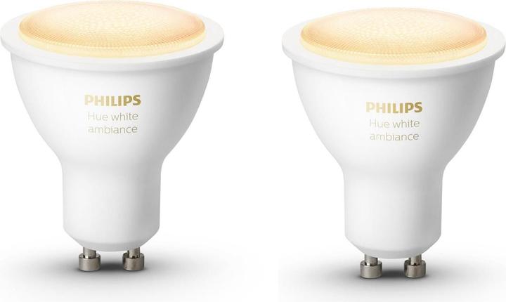 Philips Hue White Ambiance BT (GU10, 5Â W, 350Â lm, 2Â x, G)