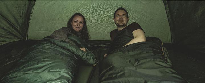 Produktbild Easy Camp Kuppelzelt Lomsdal 4 (olivgr?n, mit Tunnel-Anbau, Modell 2025) (Kuppelzelt, 6.40 kg, 4 Personen)