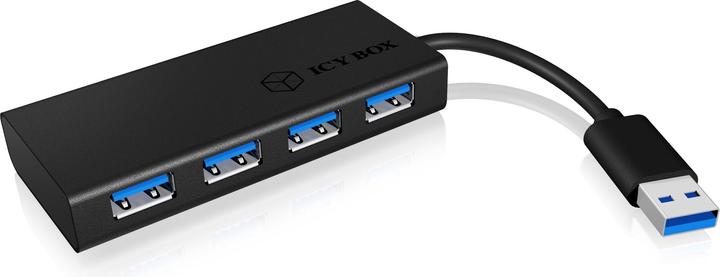 Icy Box Ib-Ac6104-B (USB-A, 4 Porti)