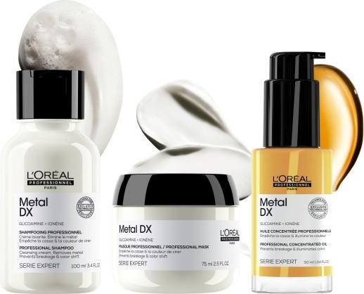 Immagine prodotto L'Oréal Professionnel Metal DX Trio Discovery Kit (Set per la cura dei capelli)