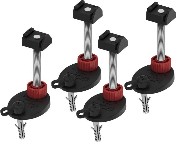 TECE TECEdrainline mounting feet norm 92-139mm, 4 pieces (210 mm)