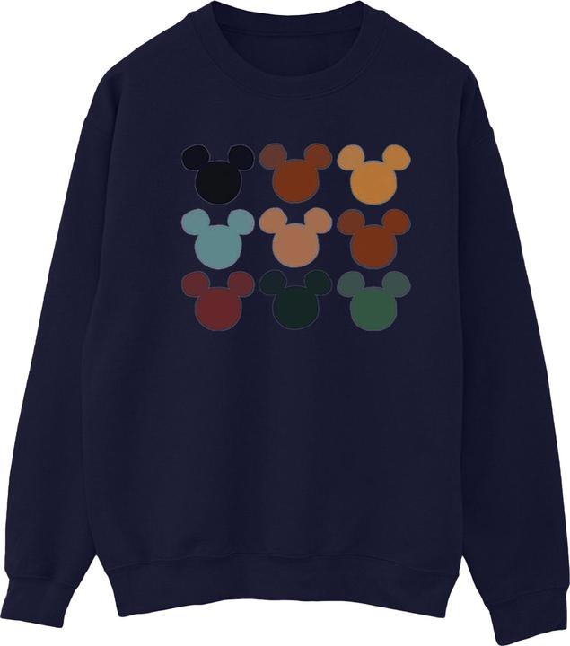 Disney Mickey Mouse Heads Square Sweatshirt (L)