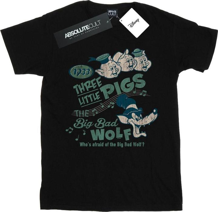 Produktbild Disney Three Little Pigs Who's Afraid Of The Big Bad Wolf TShirt (3XL)