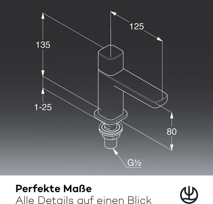 Immagine prodotto Kludi X3 Standventil - Kaltwasserarmatur
