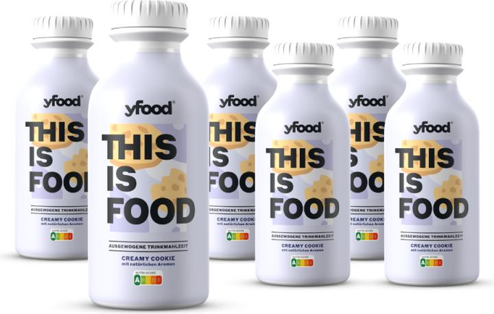 Immagine prodotto YFood Biscotto cremoso da bere (500 ml) (Biscotto, 6 x)