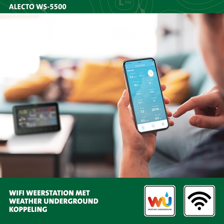 Actual product image Alecto WS-5500