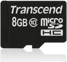 Actual product image Transcend Sdhc Card Micro 8gb Class 10 (8 GB, microSDHC, U1, UHS-I)