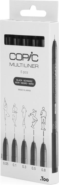 Immagine prodotto Copic Multiliner (Nero, 5 x)