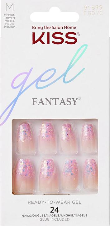Actual product image KISS Gel Fantasy Nails Winter Sparks (Nail glue)
