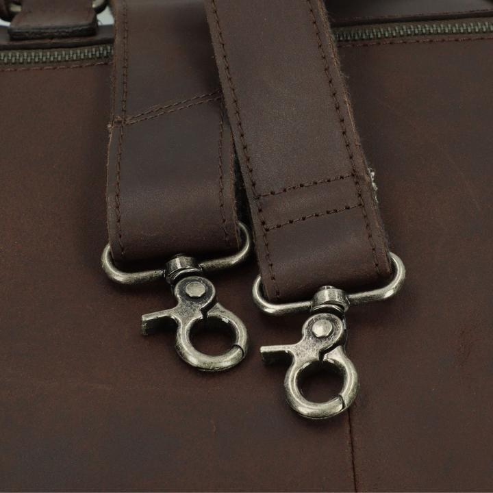 Produktbild Burkely On The Move Laptopbag 15,6 Zipper Inclusief Powerbank - aktetas - Bruin (17 l)