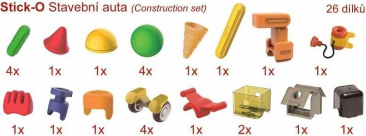 Image du produit Magformers Magnetinis konstruktorius Stick-O rinkinys 26 elementai (005-902004)