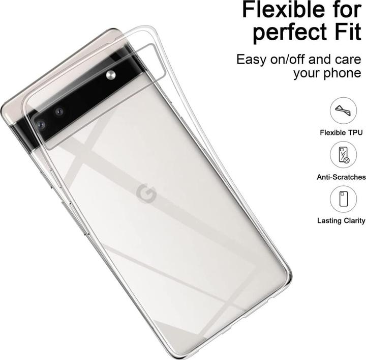 Immagine prodotto Screenguard Custodia trasparente in TPU flessibile (Google Pixel 6a)