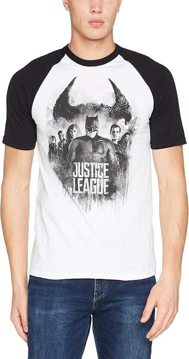 Produktbild Justice League Charakter Line Up Raglan TShirt (XL)