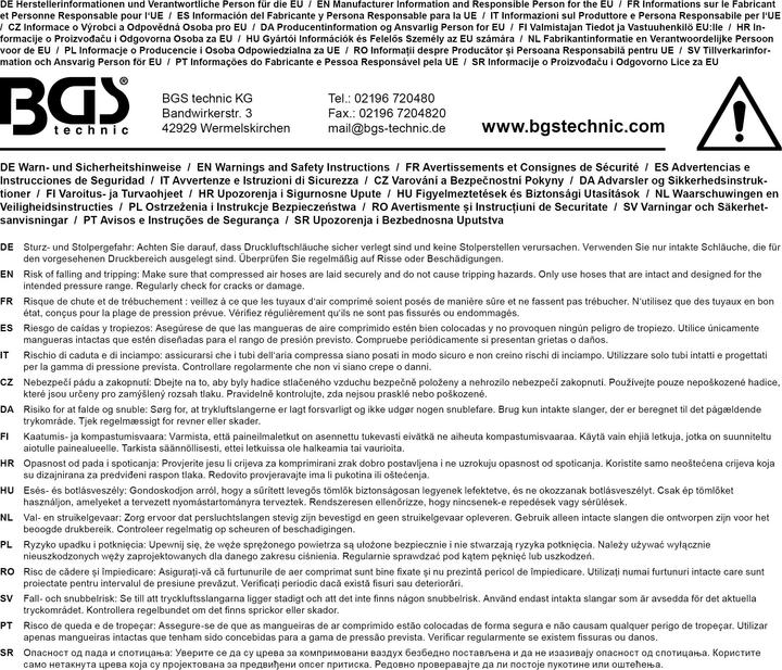 Produktbild BGS Druckluftschlauch