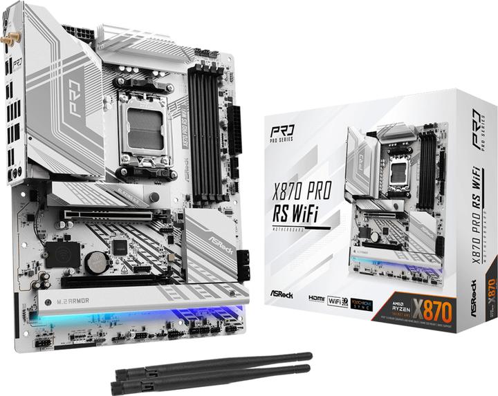 AsRock X870 Pro RS WiFi (AM5, AMD X870, ATX)