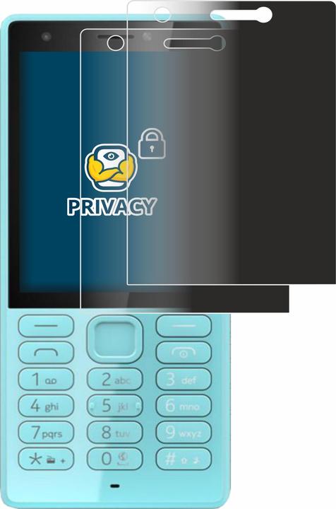 Productafbeelding BROTECT Sichtschutzfolie Anti-Spy Privacy Folie Blaulicht-Schutz (2 Stuk, Nokia 216)