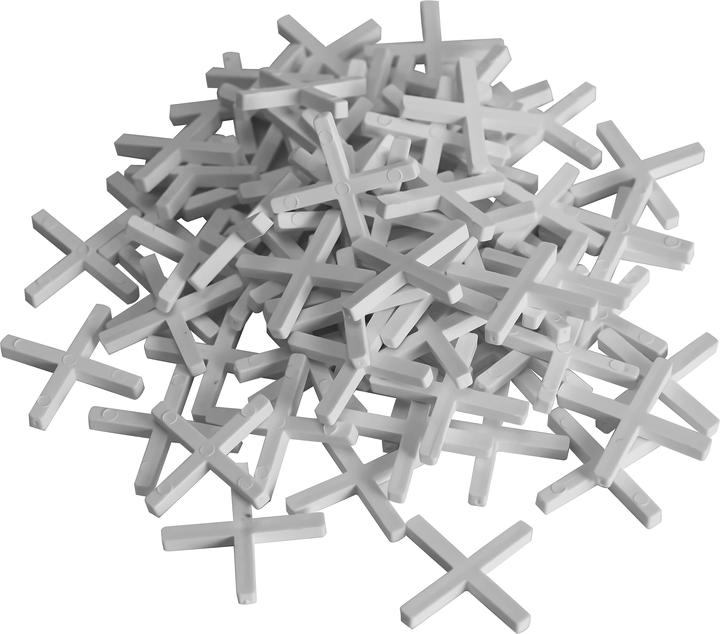 Image du produit Tectool TT Croix de carreaux, plastique, 250pcs, 2mm