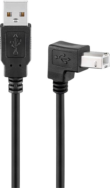 Produktbild Goobay Wentronic USB 2.0 Hi-Speed Kabel, Schwarz, 1 m (1 m, USB 2.0)
