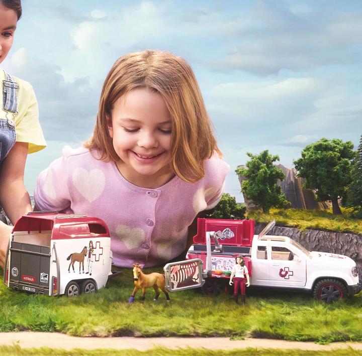 Image du produit Schleich Mobile Tierärztin mit Anhänger