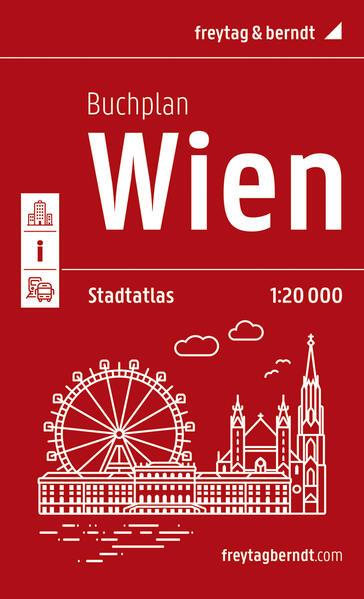 Produktbild Wien, Buchplan, Städteatlas 1:20.000, freytag & berndt