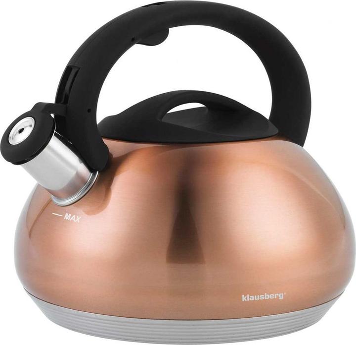 Actual product image Klausberg KETTLE WITH WHISTLE 2.7L KB-7385 COPPER (2.70 l)