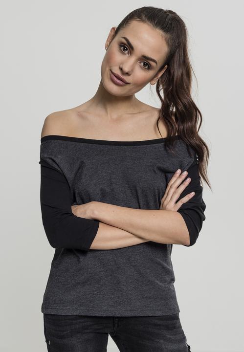 Produktbild Urban Classics Ladies 3/4 Contrast Raglan Tee (5XL)