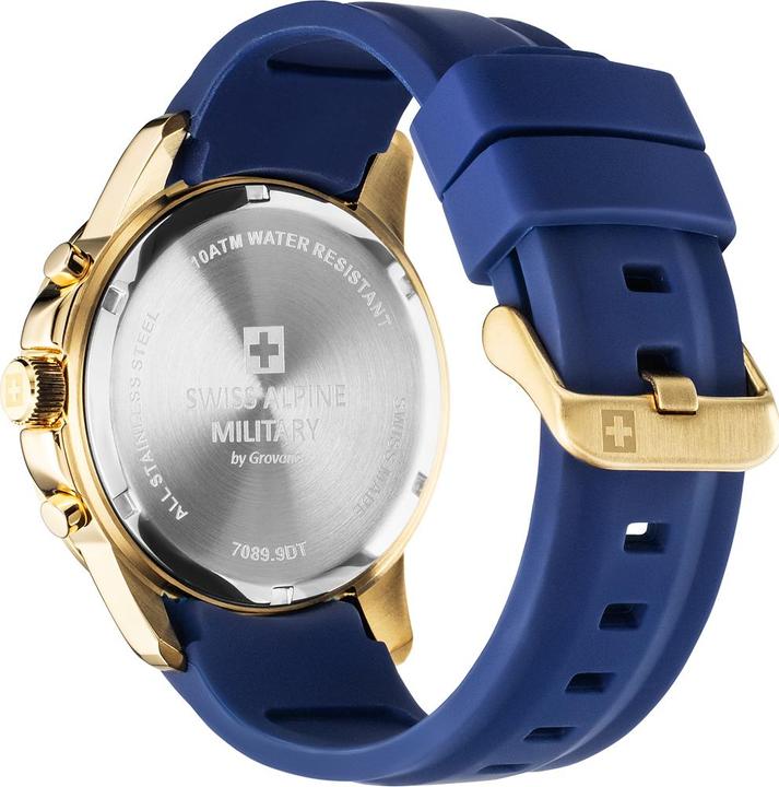 Produktbild Swiss Alpine Military 7089.9815 Chronograph Herrenuhr 44mm 10ATM (Chronograph, 44 mm)