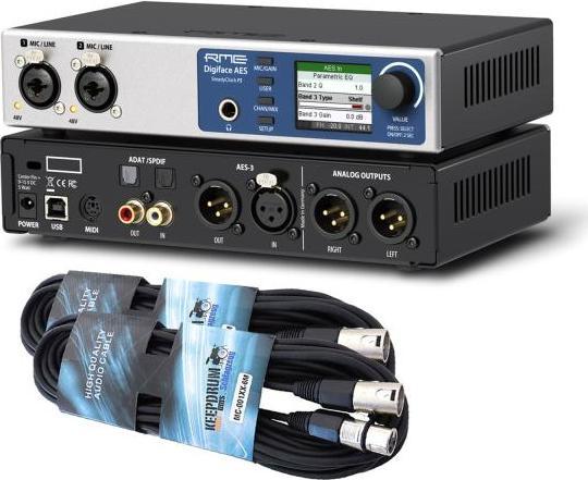 Actual product image RME Audio RME Digiface AES audio interface with 2x XLR cable (USB)