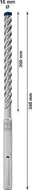 Produktbild Bosch Professional Zubehör EXPERT SDS max-8X Hammerbohrer, 16 x 200 x 340 mm (16,0 mm)