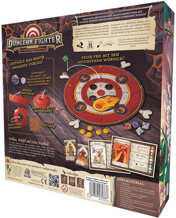 Immagine prodotto Horrible Guild HR046 - Dungeon Fighter: Volcano of Multiple Burns, 1-6 giocatori, 10 anni (edizione EN) (Tedesco)