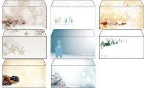 Actual product image Sigel Enveloppes de Noël (110 x 220 mm, 25 x)